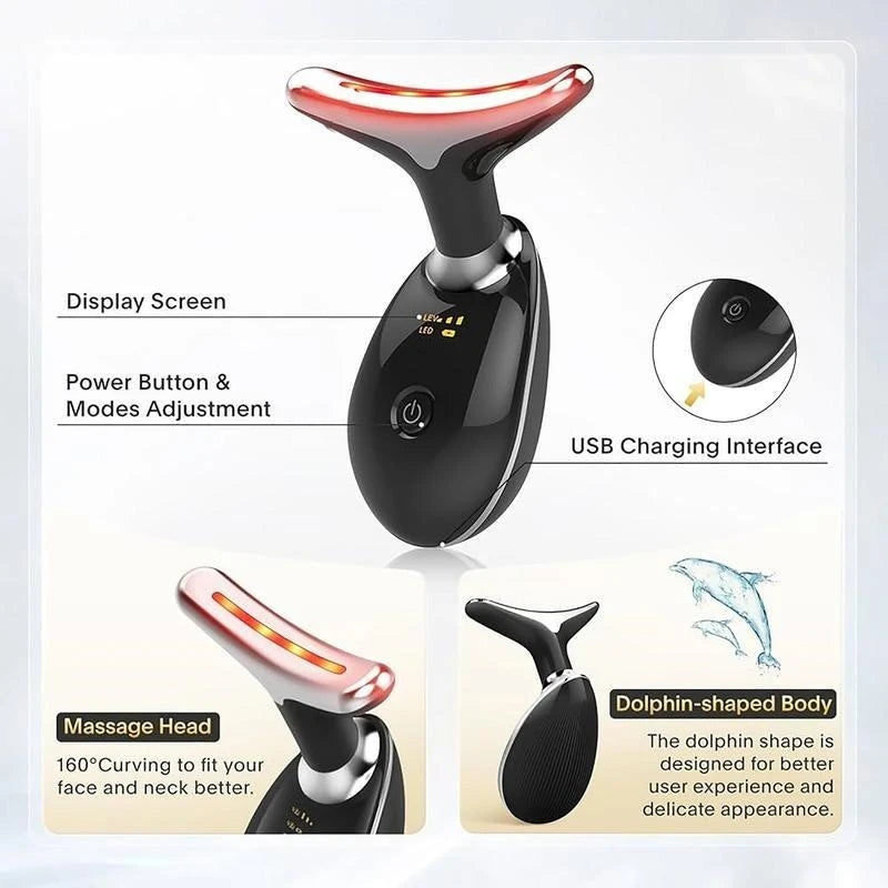 7-Color LED Neck & Face Massager