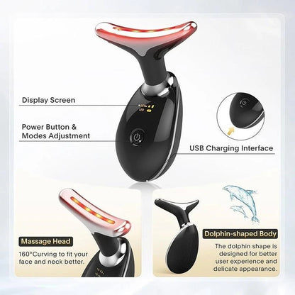 7-Color LED Neck & Face Massager